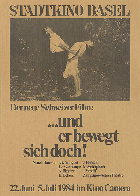 Der neue Schweizer Film: …und er bewegt sich doch! Kino Camera, Stadtkino Basel