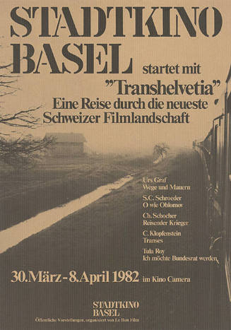 Stadtkino Basel startet mit “Transhelvetia”, Kino Camera, Stadtkino Basel