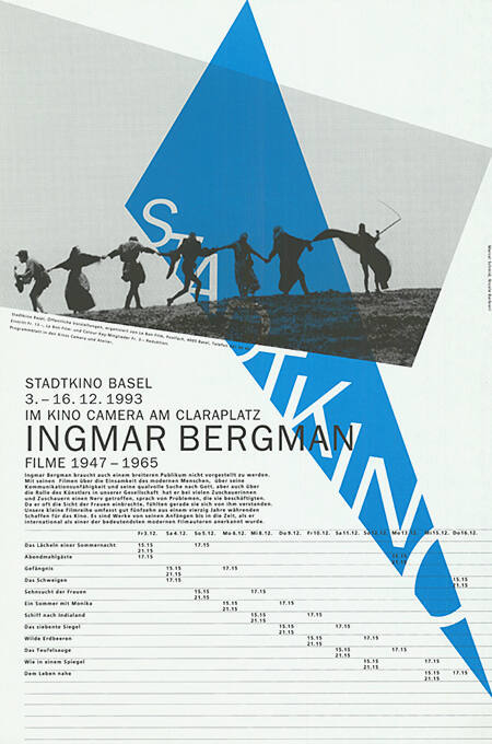 Ingmar Bergman, Cinema Camera, Stadtkino Basel