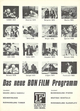 Das neue Bon Film Programm