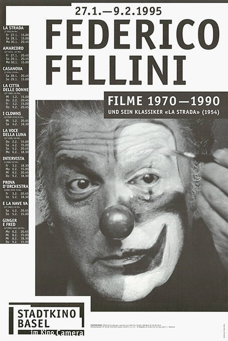 Federico Fellini, Stadtkino Basel