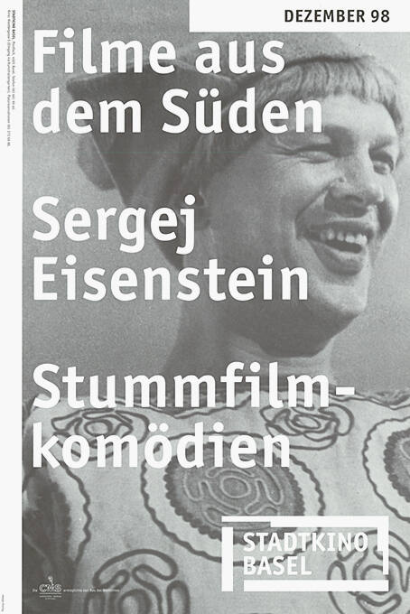 Filme aus dem Süden, Sergej Eisenstein, Stummfilmkomödien, Stadtkino Basel