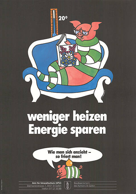 Weniger heizen, Energie sparen