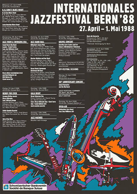 Internationales Jazz Festival Bern ’88