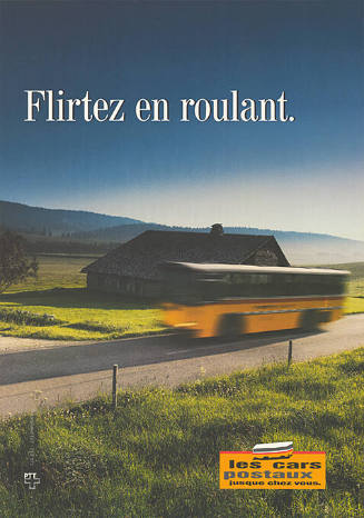 Flirtez en roulant. Les cars postaux