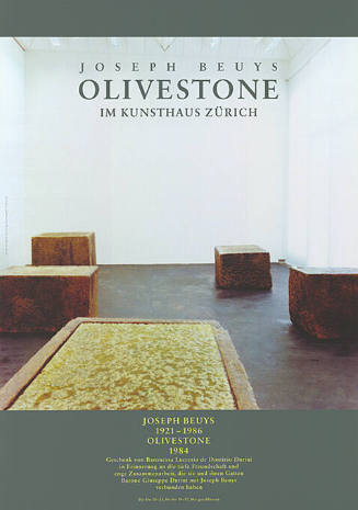 Joseph Beuys, Olivestone, Kunsthaus Zürich