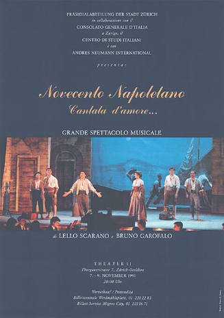 Novecento Napoletano, Cantata d’amore…, Theater 11