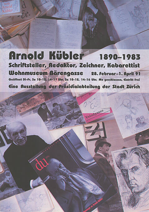 Arnold Kübler, 1890–1983, Wohnmuseum Bärengasse, Zürich