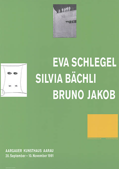 Eva Schlegel, Silvia Bächli, Bruno Jakob, Aargauer Kunsthaus Aarau