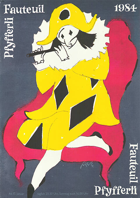 Pfyfferli, Fauteuil, 1984