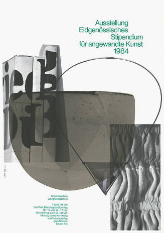 Ausstellung Eidgenössisches Stipendium für angewandte Kunst 1984, Kornhaus Bern