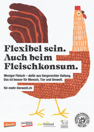 Flexibel sein. Auch beim Fleischkonsum. für-mehr-tierwohl.ch