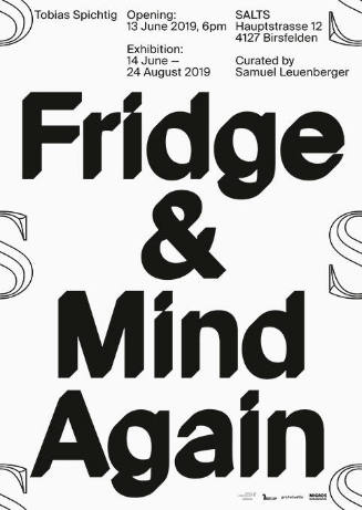 Tobias Spichtig, Fridge & Mind Again, Salts