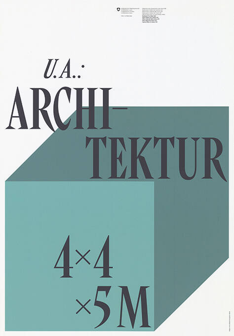 Architektur 4 × 4 × 5 m