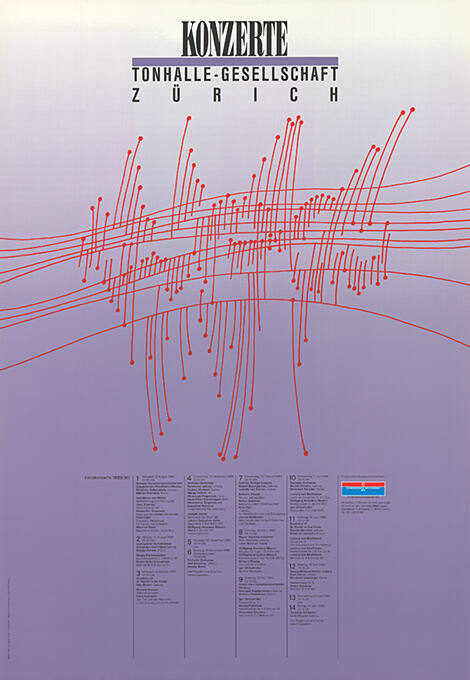 Konzerte, Tonhalle-Gesellschaft Zürich