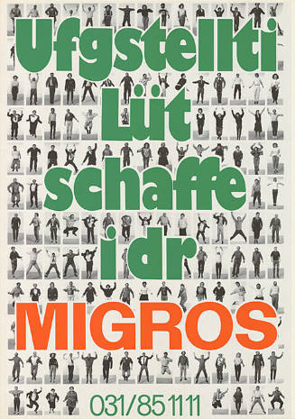 Uffgstellti Lüt schaffe i dr Migros