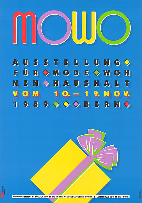 MOWO, Ausstellung für Mode, Wohnen, Haushalt, BEA Expo Bern