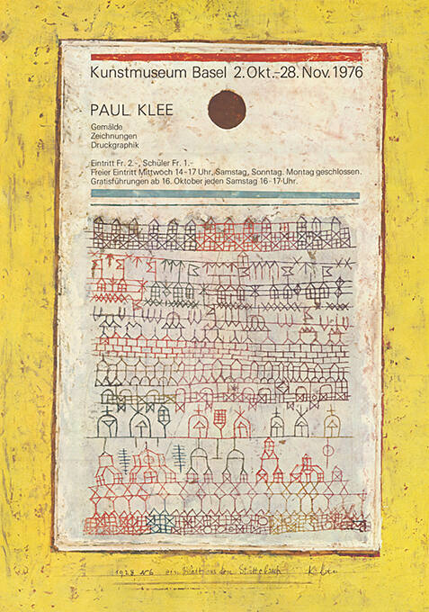 Paul Klee, Kunstmuseum Basel