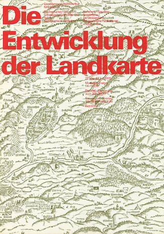 Die Entwicklung der Landkarte, Gewerbemuseum Winterthur