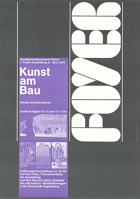 Kunst am Bau, Foyer, Kunstgewerbemuseum Zürich