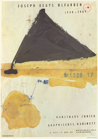 Joseph Beuys, Ölfarben, Kunsthaus Zürich, Graphisches Kabinett