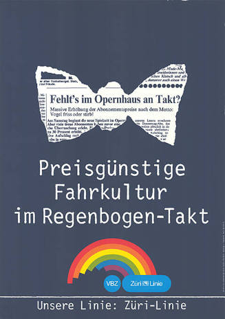 Preisgünstige Fahrkultur im Regenbogen-Takt, VBZ, Unsere Linie: Züri-Linie