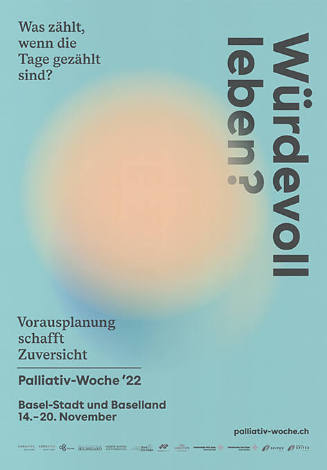 Würdevoll leben? Palliativ-Woche ’22