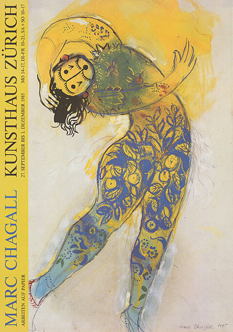 Marc Chagall, Arbeiten auf Papier, Kunsthaus Zürich