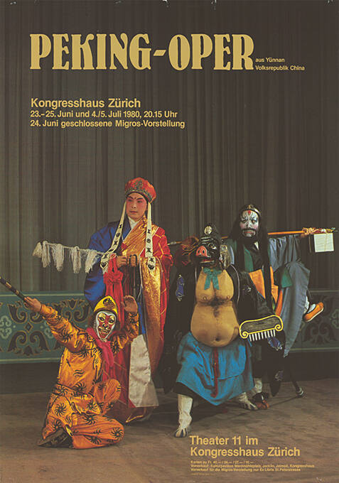 Peking-Oper, Theater 11, Kongresshaus Zürich