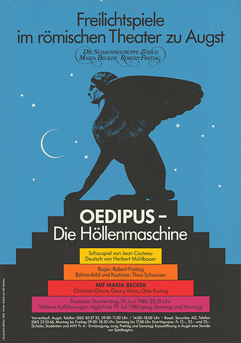 Oedipus – Die Höllenmaschine, Freilichtspiele im römischen Theater zu Augst