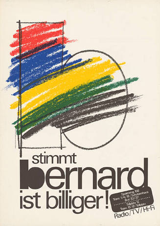 Stimmt, Bernard ist billiger!