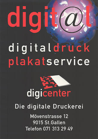 Digit@l, digitaldruck plakatservice, digicenter, Die digitale Druckerei