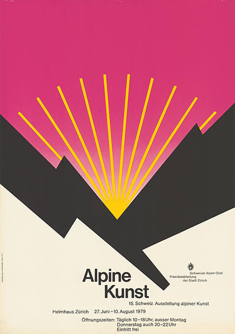 Alpine Kunst, Helmhaus Zürich