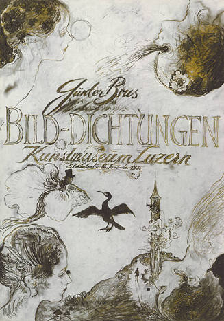 Günter Brus, Bild-Dichtungen, Kunstmuseum Luzern