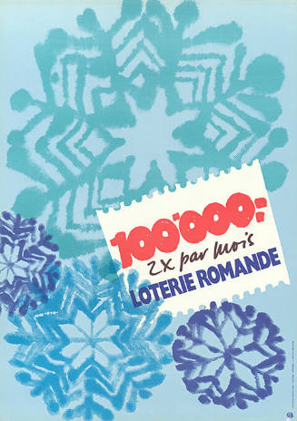 100'000.- 2 x par mois, Loterie Romande