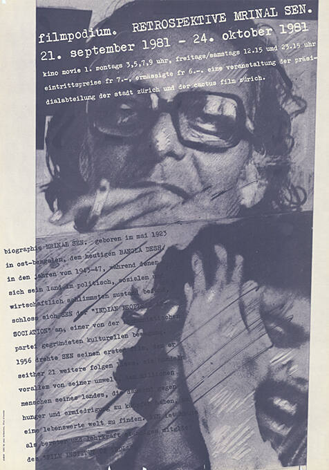 Retrospektive Mrinal Sen, Filmpodium