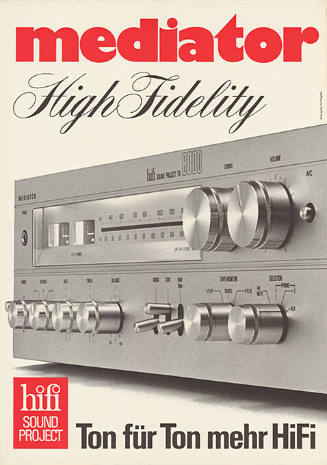 Mediator, High Fidelity, Ton für Ton mehr HiFi