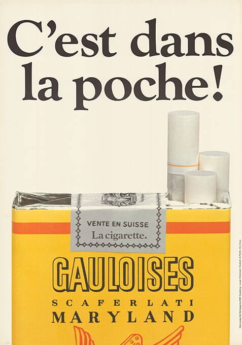 C’est dans la poche! Gauloises