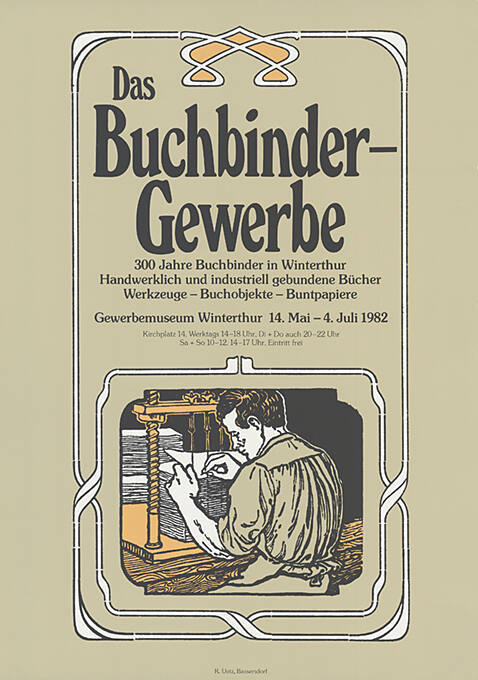 Das Buchbinder-Gewerbe, Gewerbemuseum Winterthur