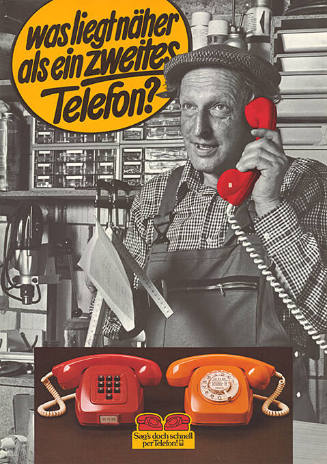 Was liegt näher als ein zweites Telephon?