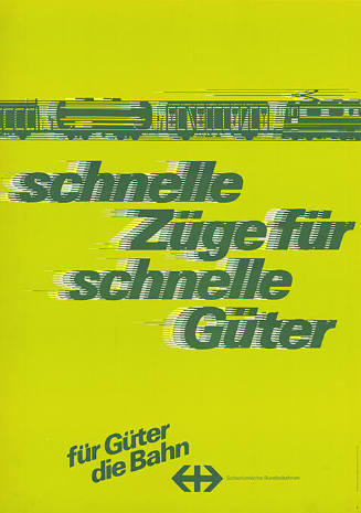 Schnelle Züge für schnelle Güter, Für Güter die Bahn