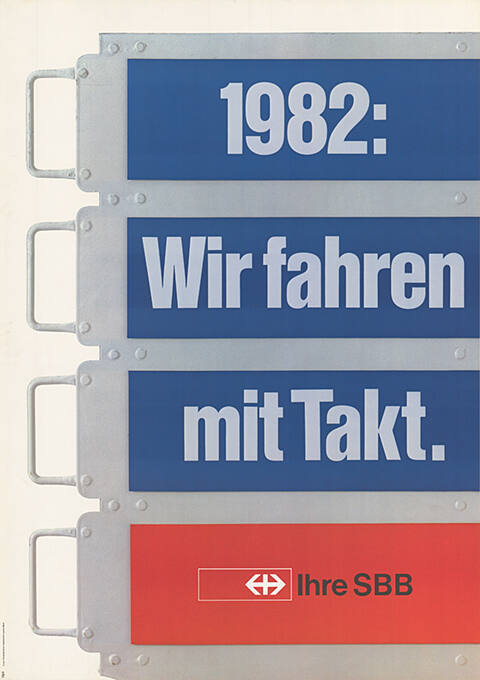 1982: Wir fahren mit Takt. Ihre SBB