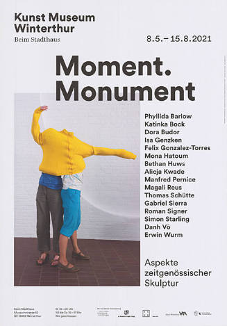 Moment. Monument, Aspekte zeitgenössischer Skulptur, Kunst Museum Winterthur


