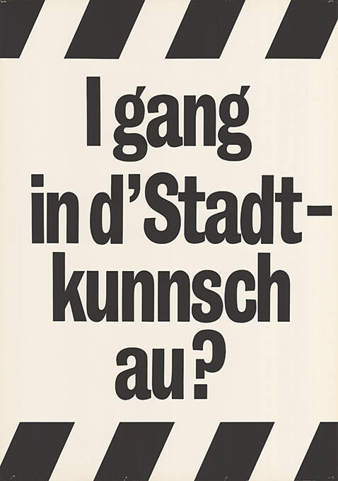 I gang in d’Stadt – kunnsch au?