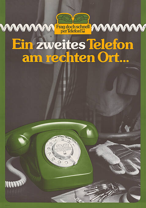 Ein zweites Telefon am rechten Ort…