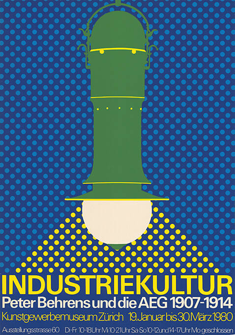 Industriekultur, Peter Behrens und die AEG, 1907-1914, Kunstgewerbemuseum Zürich