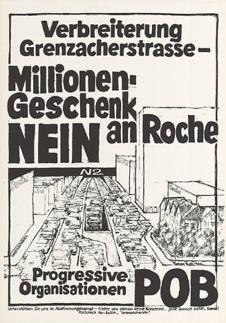 Verbreiterung Grenzacherstrasse – Millionengeschenk an Roche, Nein