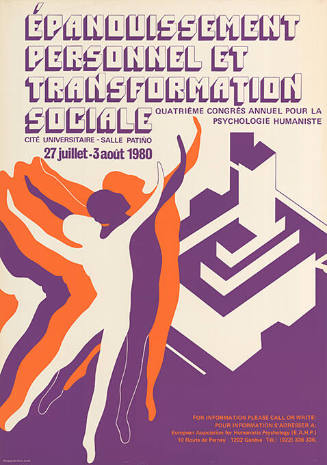 Épanouissement personnel et transformation sociale, Quatrième congrés annuel pour la psychologie humaniste