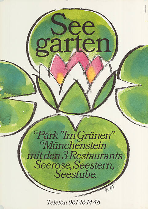 Seegarten, Park “Im Grünen” Münchenstein mit den 3 Restaurants Seerose, Seestern, Seestube.