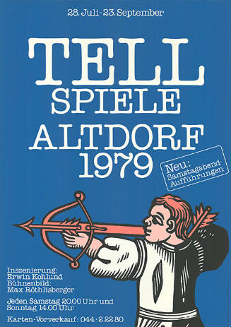 Tell Spiele Altdorf, 1979